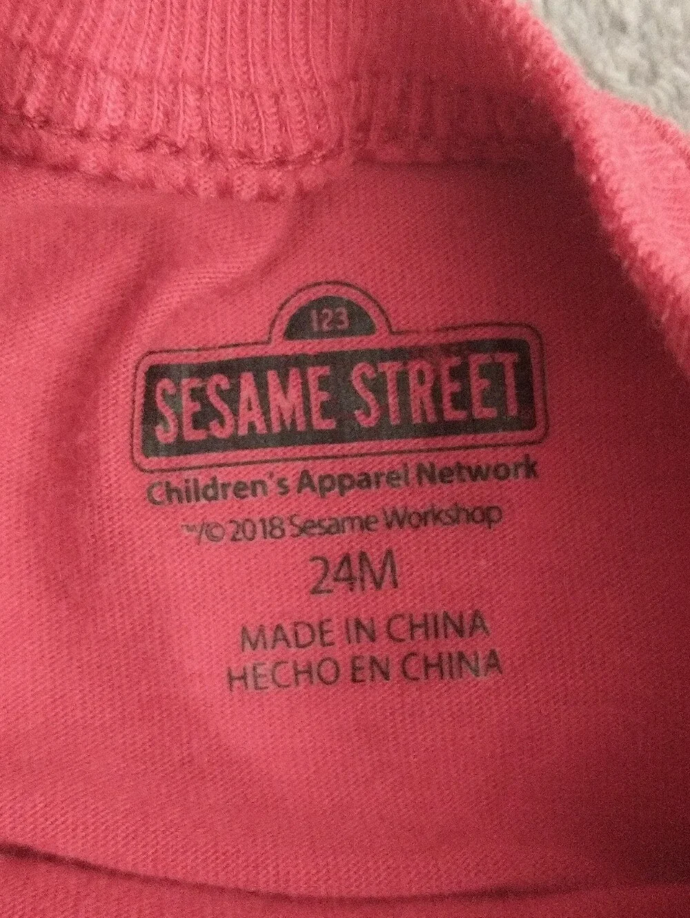 Kids - 24m - Sesame Street (RN#16435) Elmo Red Shirt